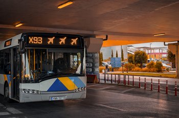 How to Get from Athens Airport by X93 Bus: Tickets, Stops and Price